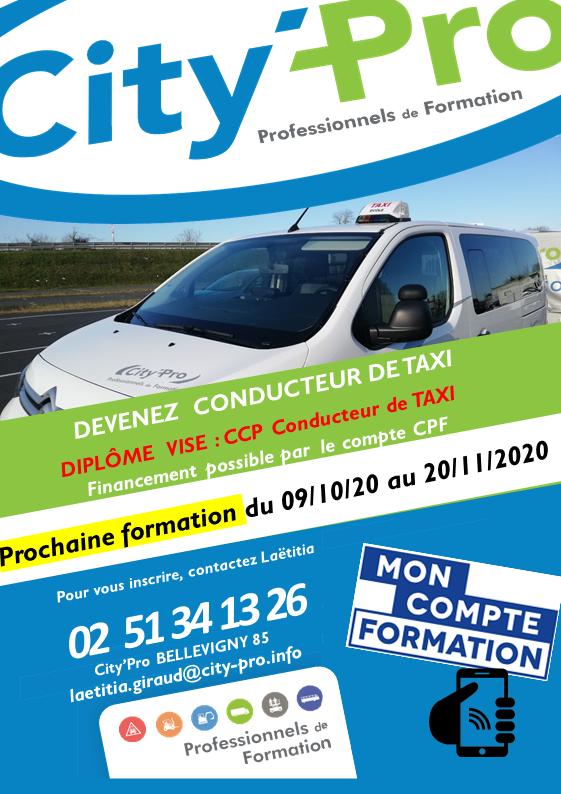 ANNONCE TAXI SEPT 2020