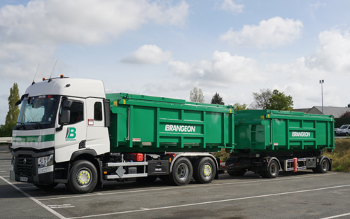 Groupe Brangeon Filiale Transports et logistique Image 2 -camion benne