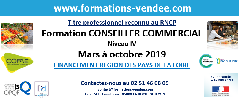 Formation conseiller commercial
