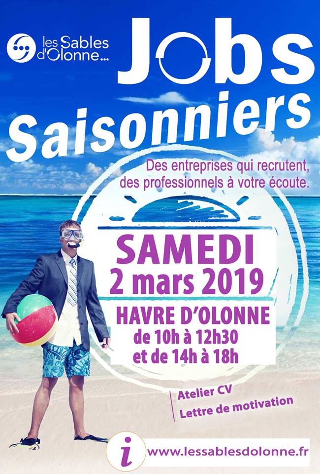 Jobs saisonniers Havre d'Olonne